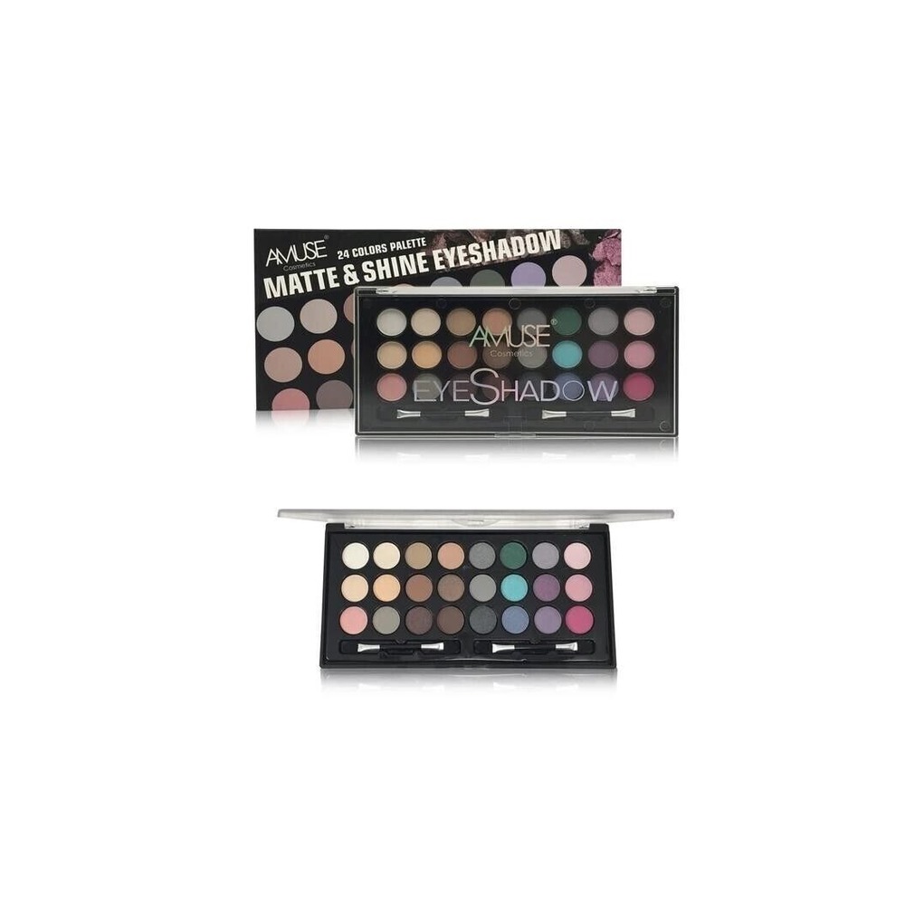 4 Pack Eye Shadow Amuse Cosmetics Matte & Shine Eyeshadow Palette
